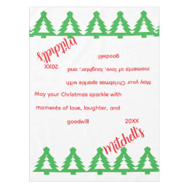 クリスマスのご挨拶 テーブルクロス