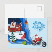 クリスマスのご挨拶 ポストカード (正面/裏面)