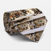 クリスマスのためにセットアップされる出生場面 ネクタイ (ロール)