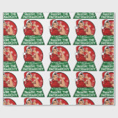 クリスマスのために家父長制を破る ラッピングペーパー (フラット)