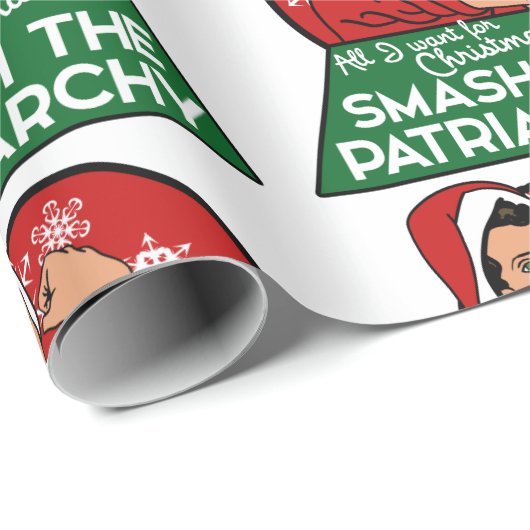 クリスマスのために家父長制を破る ラッピングペーパー (ロールコーナー)