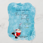 クリスマスのために集まる 招待状 (正面/裏面)