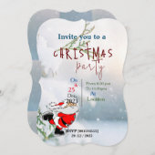 クリスマスのために集まる 招待状 (正面/裏面)