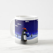 クリスマスのための小さいギフト コーヒーマグカップ (正面左)