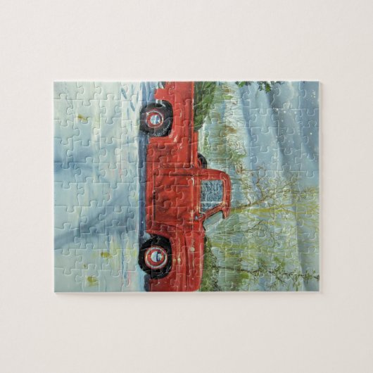 クリスマスのための木を取ること ジグソーパズル (横)