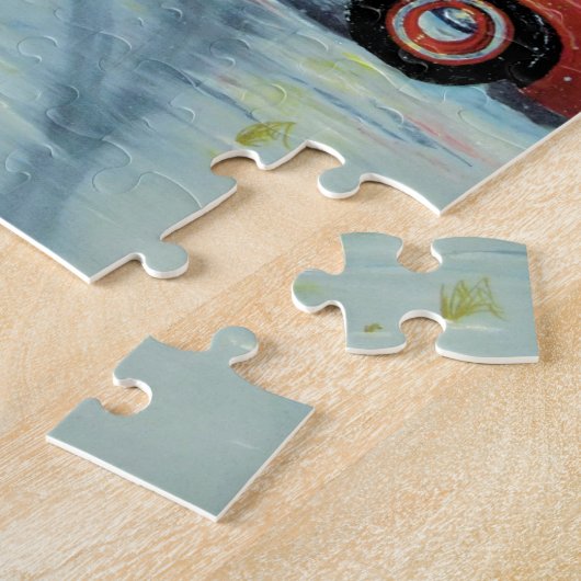 クリスマスのための木を取ること ジグソーパズル (側面)