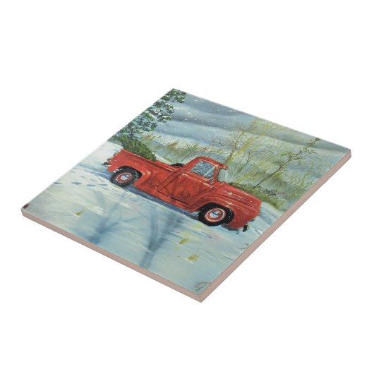 クリスマスのための木を取ること タイル (側面)