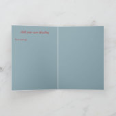 クリスマスのための無料の本 シーズンカード (内部)