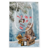 クリスマスのための無料の本 ミディアムペーパーバッグ (正面)