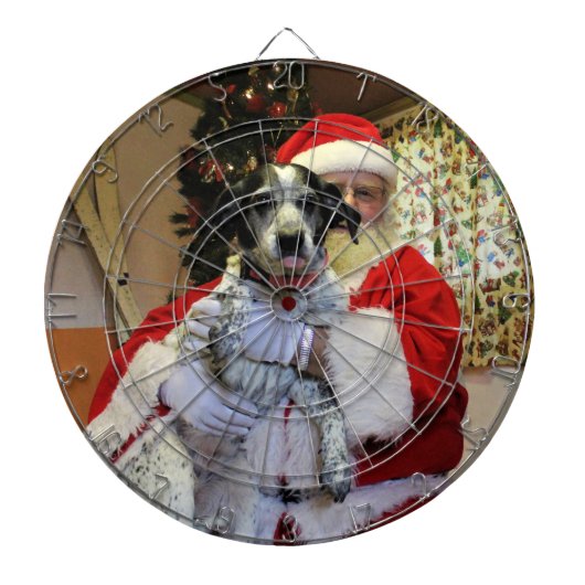 クリスマスのための石炭を得ている誰か ダーツボード (正面)