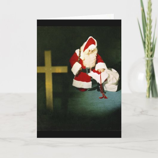 クリスマスのための祈りの言葉 シーズンカード (正面)