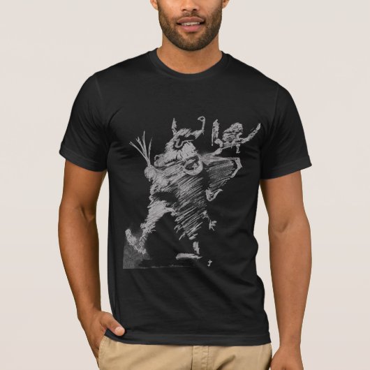 クリスマスのためのKrampus Tシャツ (正面)