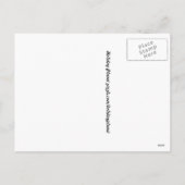 クリスマスのためのMele Kalikimakaのヤシの木 シーズンポストカード (裏面)