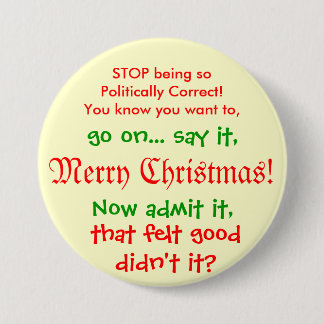 クリスマスのためのPCがあることをストップ!! 缶バッジ