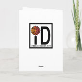 クリスマスのつまらないもののおもしろい シーズンカード (裏面)