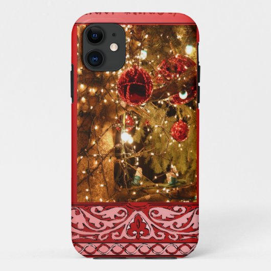 クリスマスのつまらないもののピンク Case-Mate iPhoneケース (裏面)