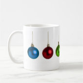 クリスマスのつまらないもののマグ コーヒーマグカップ (左)