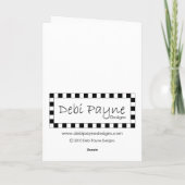 クリスマスのねじれカード シーズンカード (裏面)