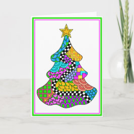 クリスマスのねじれカード シーズンカード