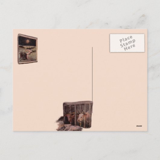 クリスマスのはがきの恵み シーズンポストカード (裏面)