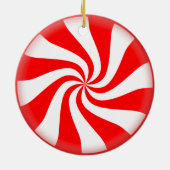 クリスマスのはっか菓子 セラミックオーナメント (裏面)