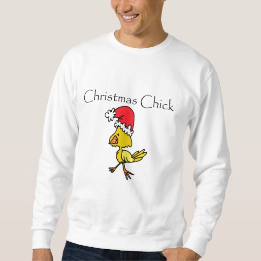 クリスマスのひよこのTシャツおよびギフト スウェットシャツ (正面)