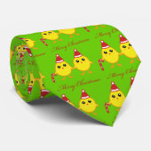 クリスマスのひよこ ネクタイ (ロール)