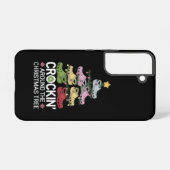 クリスマスのまわりにの木のクロキン SAMSUNG GALAXYケース (裏面横)