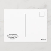 クリスマスのまわりにの木の子どもたち。 ポストカード (裏面)