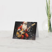 クリスマスのまわりにの木を揺らす シーズンカード (正面)