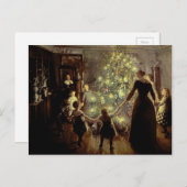 クリスマスのまわりにの木 シーズンポストカード (正面/裏面)