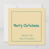 クリスマスのまわりにを鳴らす (裏面)