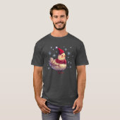 クリスマスのめんどり面白い Tシャツ (正面フル)