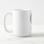 クリスマスのもみの木リース コーヒーマグカップ (左)