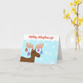 クリスマスのもみの木 クリスマスカード カード (黄色い花)