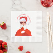 クリスマスのような味が始まっている 縁ありランチョンナプキン (インサイチュ)