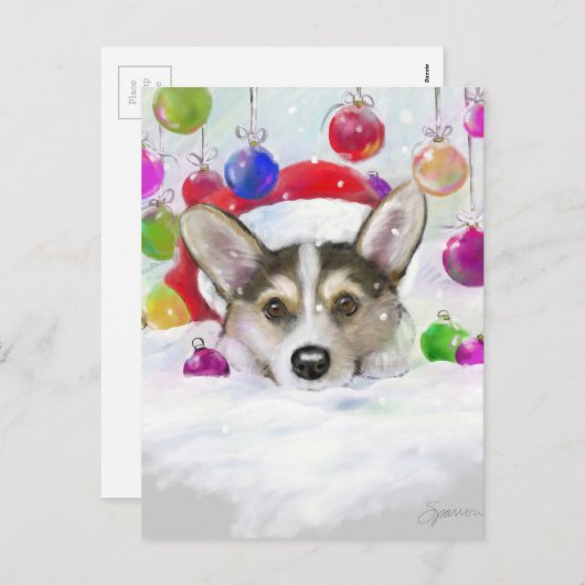 クリスマスのようにたくさん見えるその始め シーズンポストカード (正面/裏面)