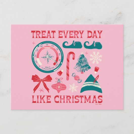 クリスマスのように毎日を大切に シーズンポストカード (正面)