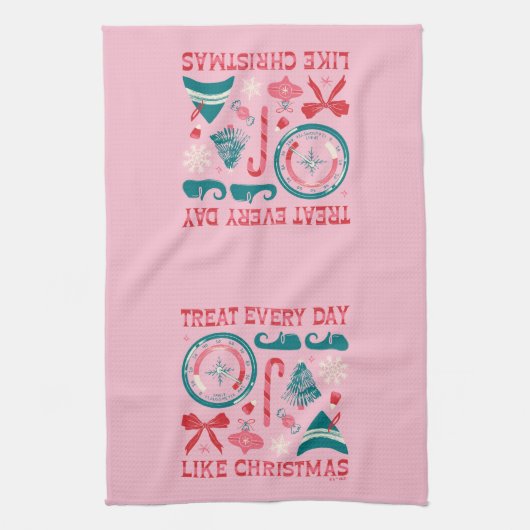 クリスマスのように毎日を扱う キッチンタオル (縦)