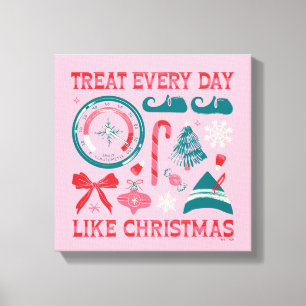 クリスマスのように毎日を扱う キャンバスプリント