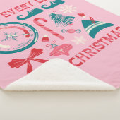 クリスマスのように毎日を扱う シェルパブランケット (3/4)