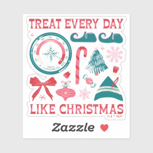 クリスマスのように毎日を扱う シール (シート)