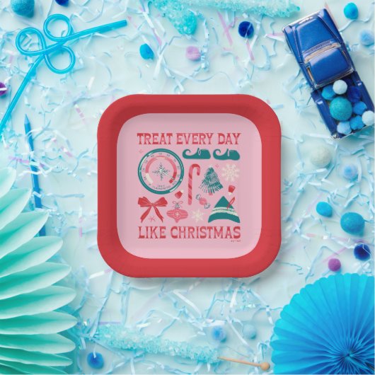 クリスマスのように毎日を扱う ペーパープレート (パーティー)