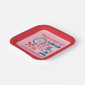 クリスマスのように毎日を扱う ペーパープレート (傾斜あり)