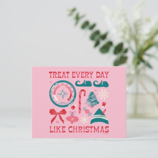 クリスマスのように毎日を楽しもう シーズンポストカード (スタンド正面)