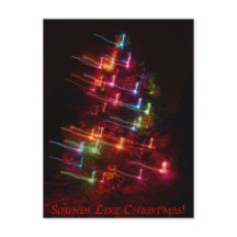 クリスマスのように鳴ります(木及びノート)