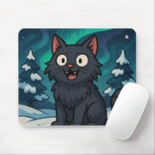 クリスマスのアイスランドのユールキャット マウスパッド (マウス)