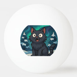 クリスマスのアイスランドのユールキャット 卓球ボール