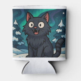 クリスマスのアイスランドのユールキャット 缶クーラー