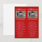 クリスマスのアイルランドの祝福のしおり シーズンポストカード (正面/裏面)